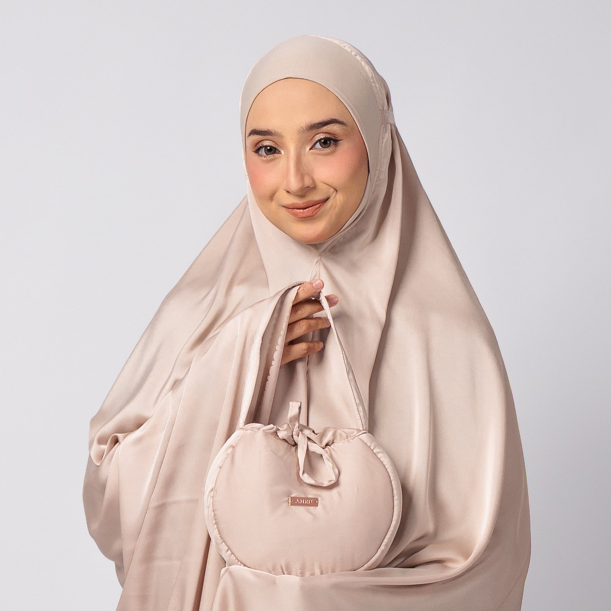Naura Telekung Satin