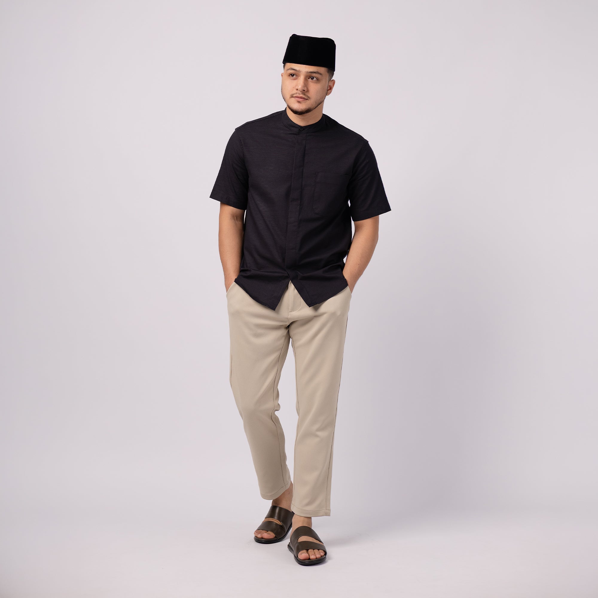 Rayyan Linen Shirt (Short Sleeve)