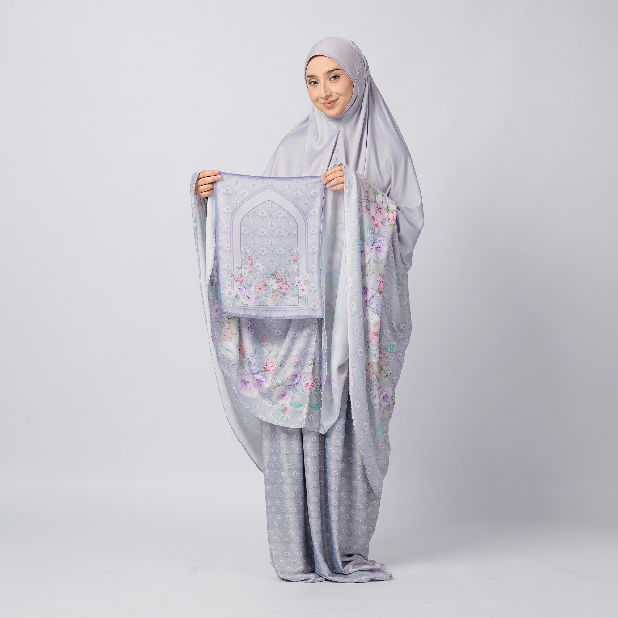 As-Is Travel Telekung (Printed) with Travel Sajada