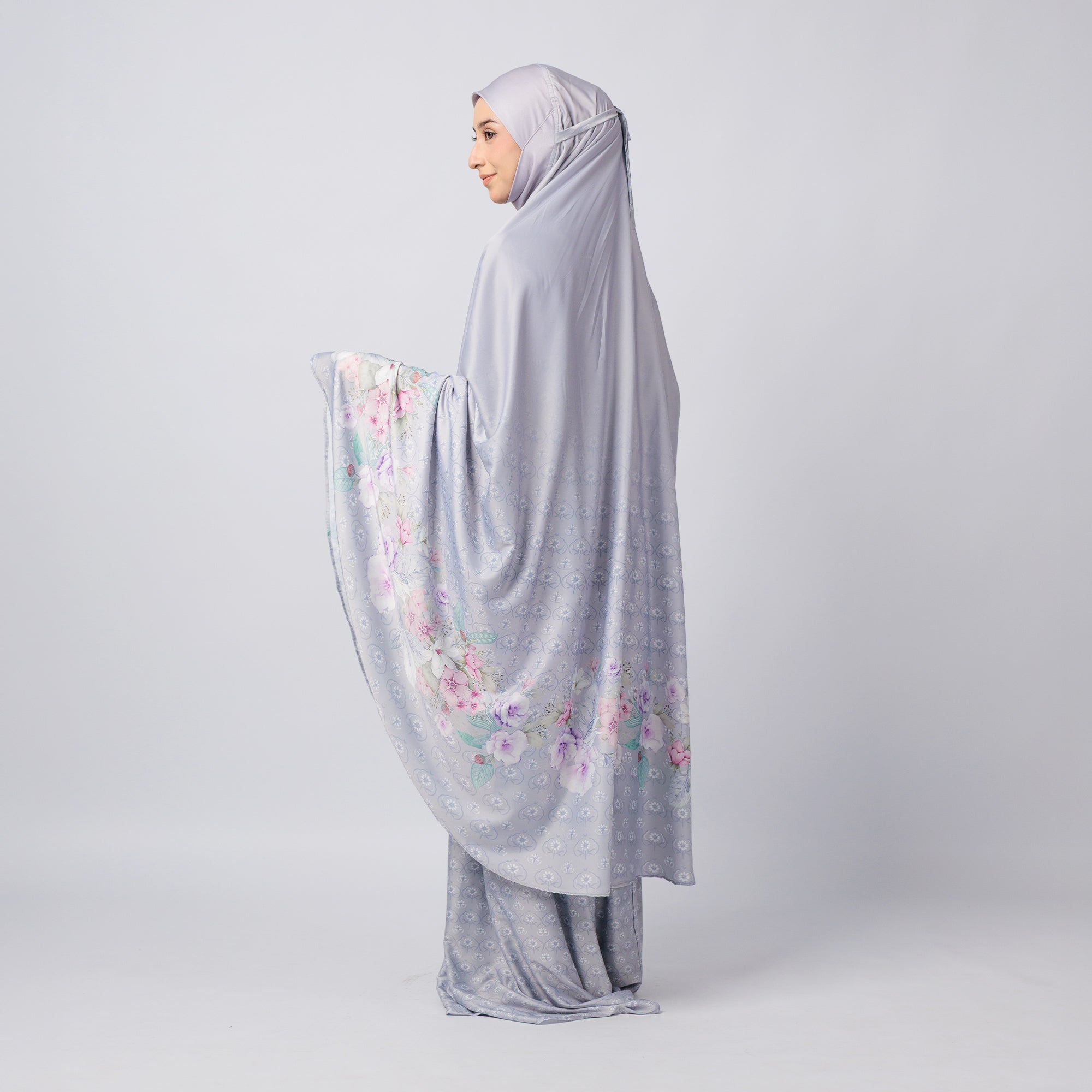 As-Is Travel Telekung (Printed) with Travel Sajada