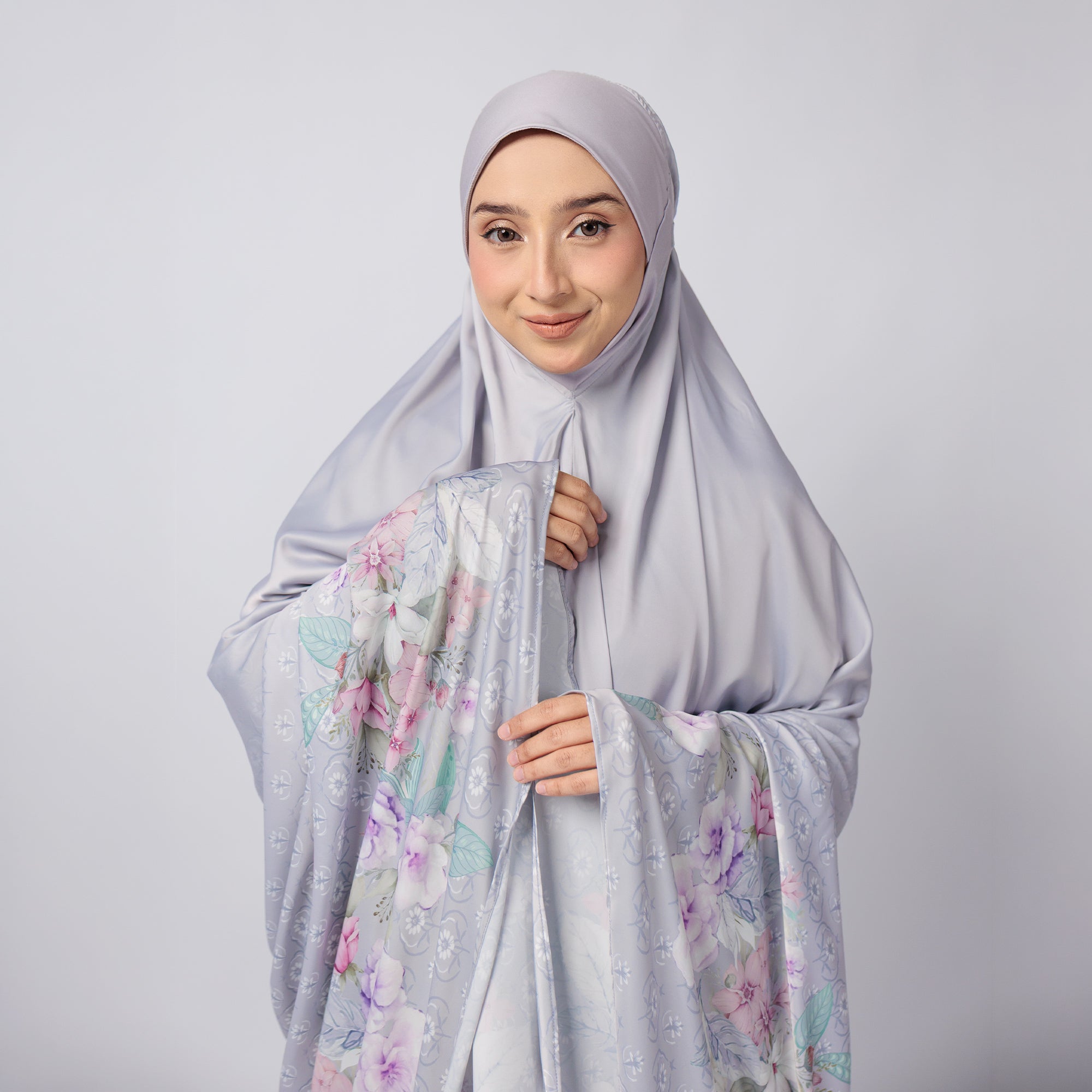As-Is Travel Telekung (Printed) with Travel Sajada
