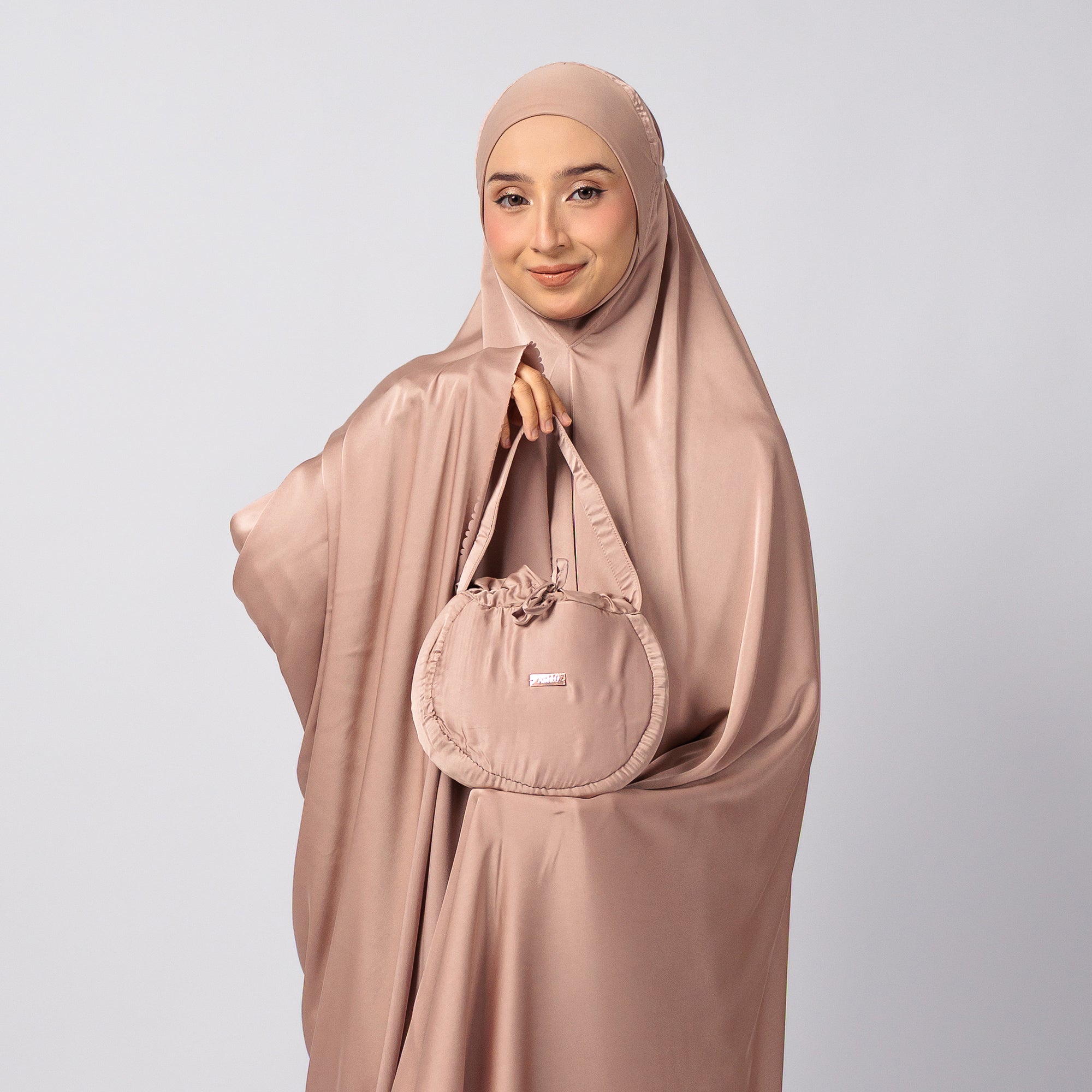 Naura Telekung Satin