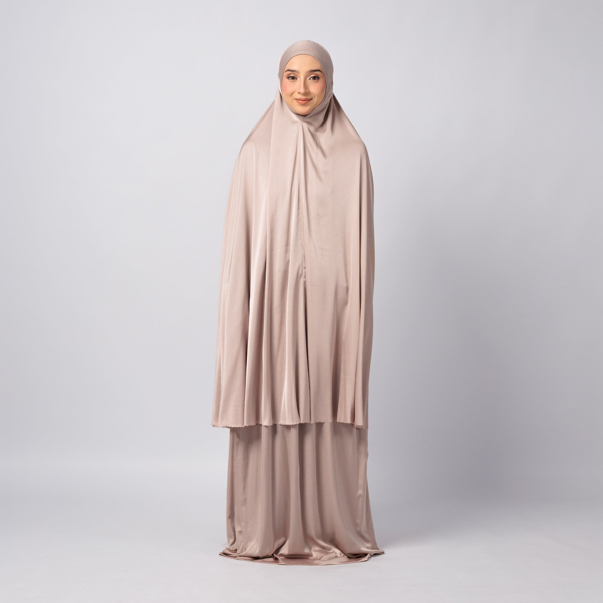 Naura Telekung Satin