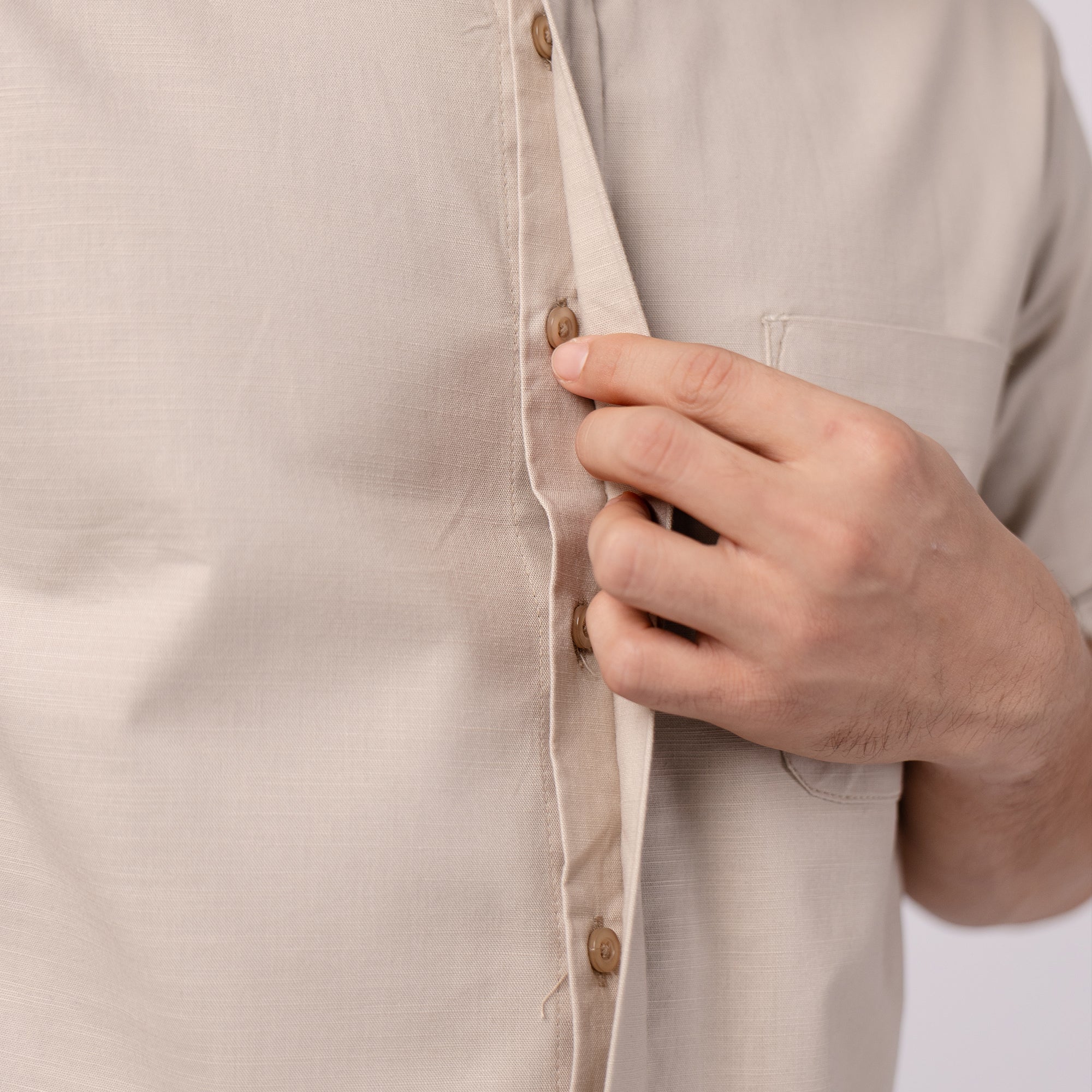 Rayyan Linen Shirt (Short Sleeve)
