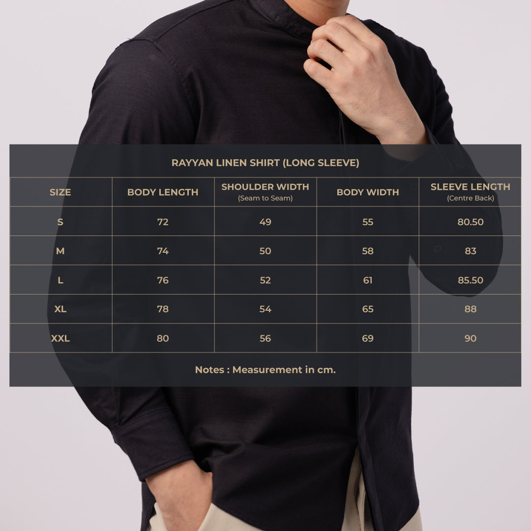 Rayyan Linen Shirt (Long Sleeve)