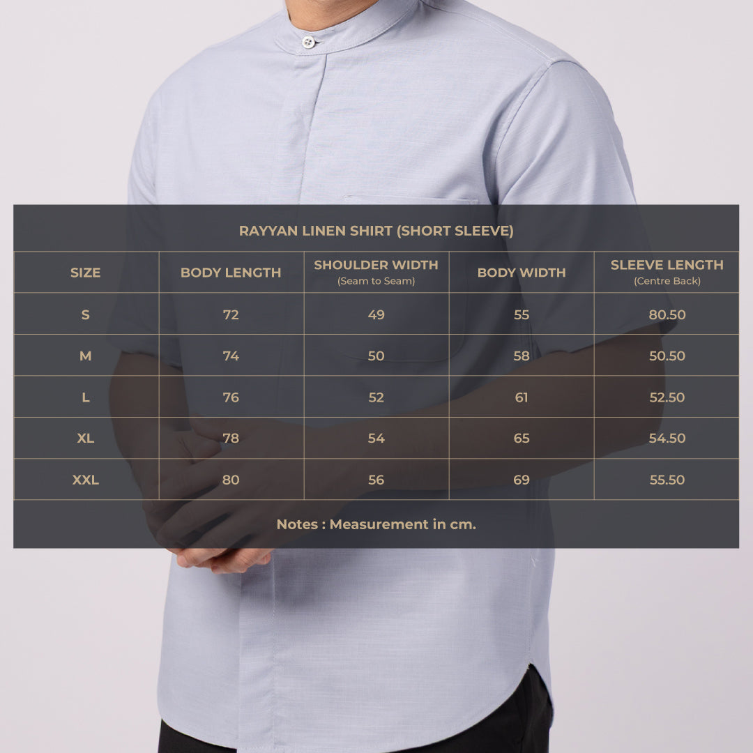 Rayyan Linen Shirt (Short Sleeve)